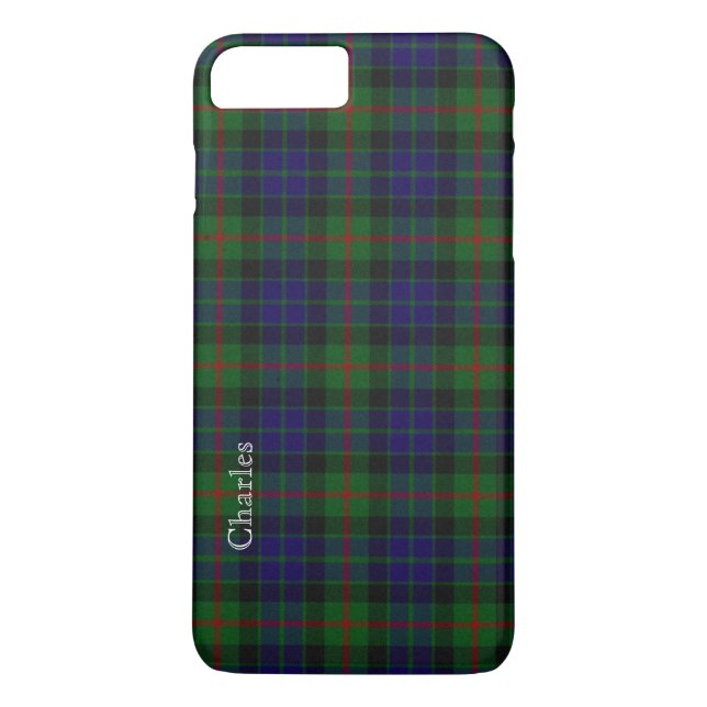 Gunn Tartan traditionnel Plaid iPhone 7 Plus Coque (Dos)