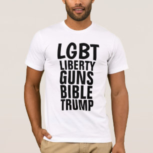 GUNS conservateurs LGBT Trump T-Shirts