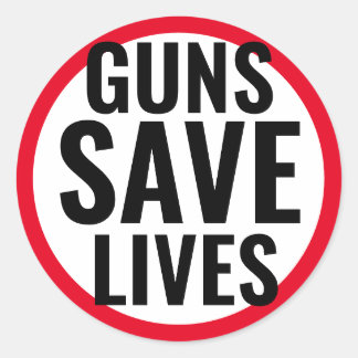 Guns Save Lives autocollant