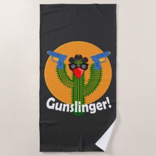 Gunslinger Cactus Design - Serviette de plage