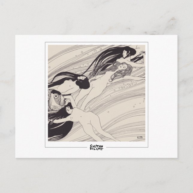 Gustav Klimt #341 - Carte postale d'art fin (Devant)