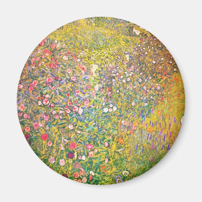 Gustav Klimt Aimant Fleurs Roses (Devant)