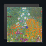 Gustav Klimt - Carte Magnétique Jardin Fleur<br><div class="desc">Jardin aux fleurs - Gustav Klimt en 1905-1907</div>