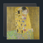 Gustav Klimt - Carte magnétique Kiss<br><div class="desc">The Kiss / Der Kuss - Gustav Klimt en 1907-1908</div>