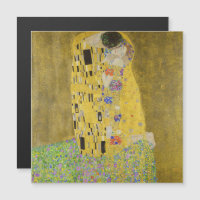 Gustav Klimt - Carte magnétique Kiss