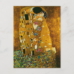 Gustav Klimt - Carte postale Kiss