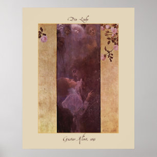 Gustav Klimt Die Liebe (The Love)1895 Poster Impri