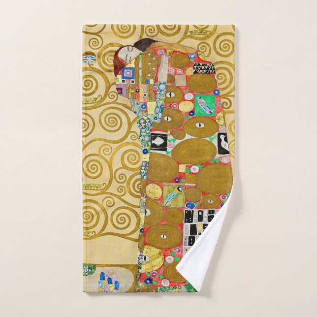 Gustav Klimt Exécution Nouveau Couple (Serviette à main)