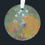 Gustav Klimt Fleur Jardin Cottage Nature<br><div class="desc">Un beau tableau de jardin - c'est un tableau classique de Gustav Klimt,  appelé Cottage Garden,  ou Bauergarten,  1907,  qui est un gros plan d'un jardin fleuri,  un tableau floral coloré.</div>