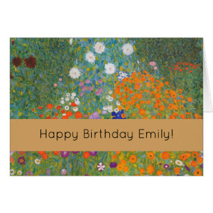 Gustav Klimt Fleur Jardin Cottage Nature