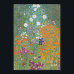 Gustav Klimt Fleur Jardin Cottage Nature<br><div class="desc">Un beau tableau de jardin - c'est un tableau classique de Gustav Klimt,  appelé Cottage Garden,  ou Bauergarten,  1907,  qui est un gros plan d'un jardin fleuri,  un tableau floral coloré.</div>
