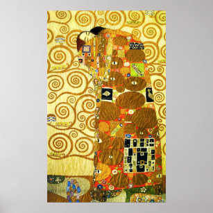 Gustav Klimt Fulfillment Poster