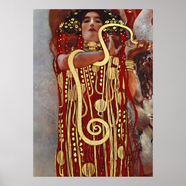 Gustav Klimt Hygieia Affiches et impressions (Devant)