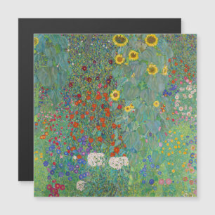 Gustav Klimt - Jardin de campagne avec tournesols
