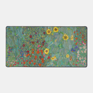 Gustav Klimt - Jardin de campagne avec tournesols