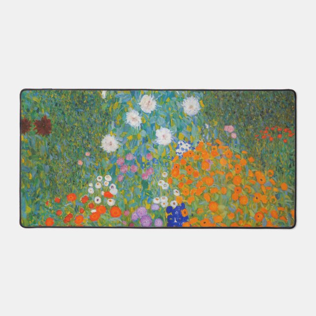 Gustav Klimt - Jardin de fleurs (Recto)