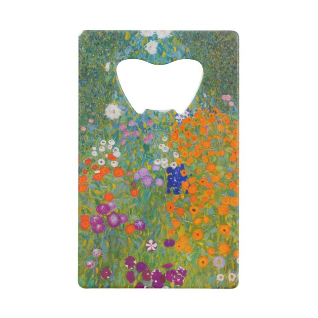 Gustav Klimt - Jardin de fleurs (Devant)