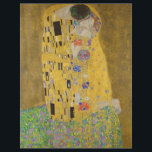 Gustav Klimt "Le Baiser"<br><div class="desc">Chef-d'oeuvre de Gustav Klimt : "The Kiss". "The Kiss", créé par le peintre autrichien Gustav Klimt. Il est considéré comme son oeuvre la plus célèbre. Il le peignit entre 1907 et 1908, point culminant de sa "période d'or", lorsqu'il peignit un certain nombre d'oeuvres utilisant la feuille d'or. L'Autriche considère le...</div>