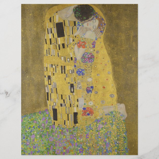 Gustav Klimt "Le Baiser" (Devant)
