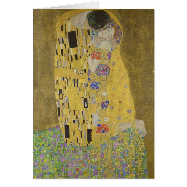 Gustav Klimt Le Baiser (Devant)