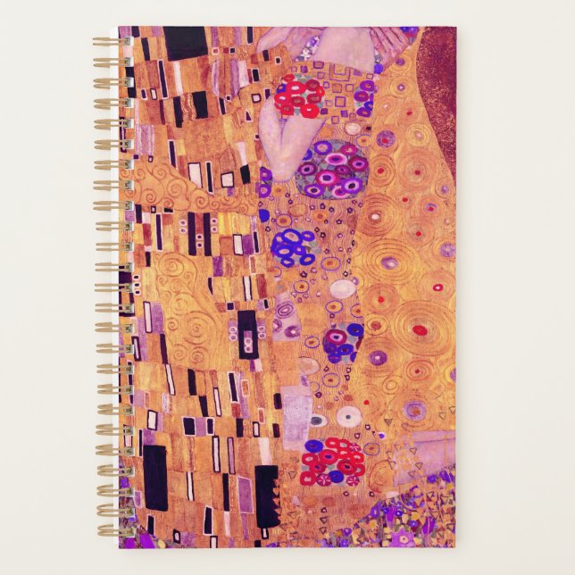 Gustav Klimt Le Baiser Violet (Devant)