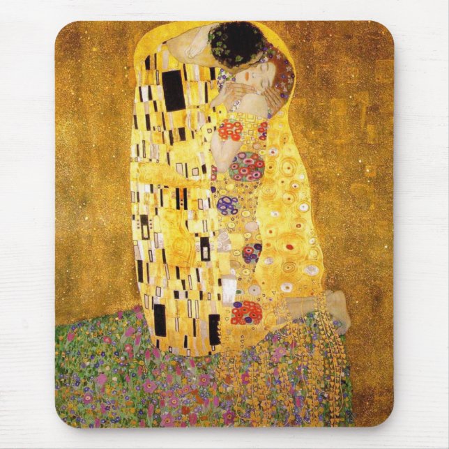 Gustav Klimt le tapis de souris de baiser (Devant)