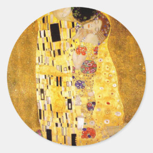 Gustav Klimt Les Stickers Kiss