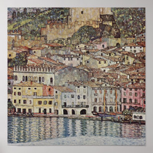 Gustav Klimt - Malcesine Lake Garda Poster Italie