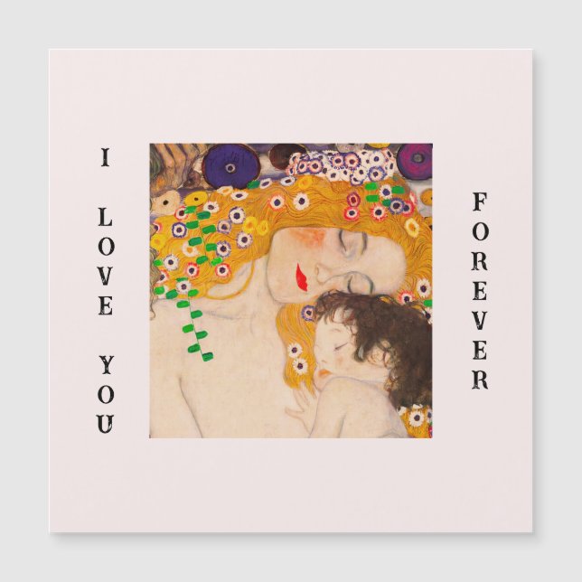 Gustav Klimt - Mother and Child  (Devant)