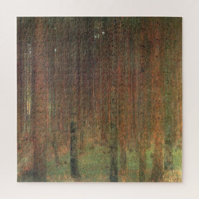 Gustav Klimt Pine Forest Puzzle (Vertical)