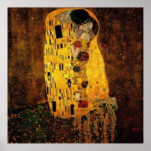 Gustav Klimt Poster The Kiss