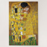 Gustav Klimt - Puzzle Kiss<br><div class="desc">Gustav Klimt - art - puzzle</div>