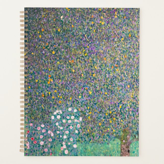 Gustav Klimt - Roseraies sous les Arbres (Devant)