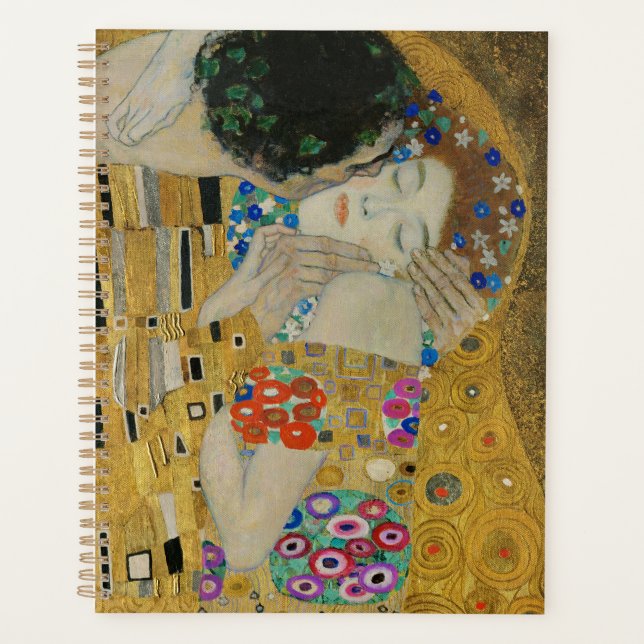 Gustav Klimt-The Kiss(détail) | Oeuvre Gold Leaf (Devant)