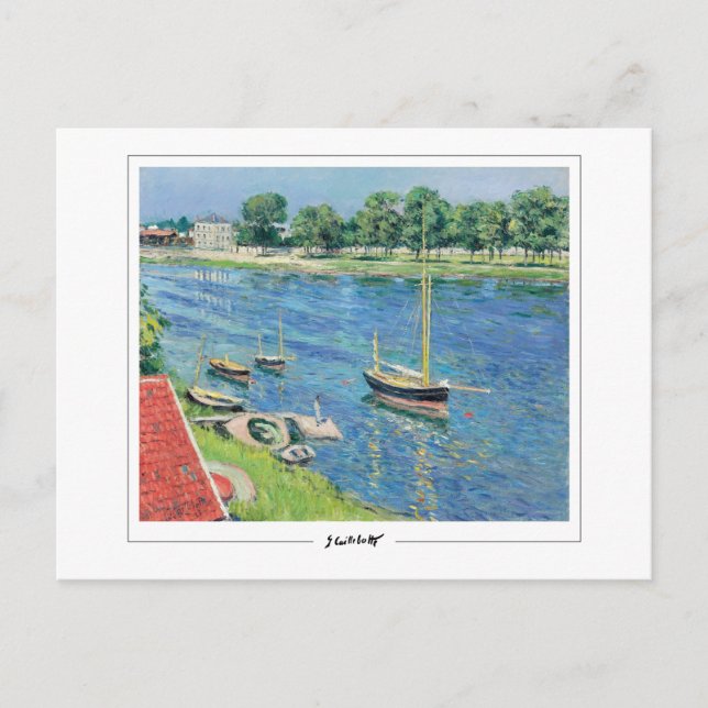 Gustave Caillebotte #113 - Carte postale d'art fin (Devant)