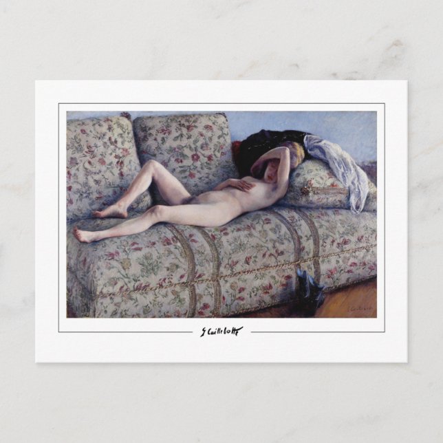 Gustave Caillebotte #12 - Carte postale d'art fin (Devant)