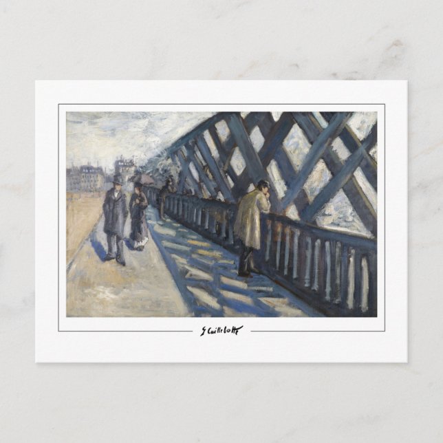 Gustave Caillebotte #298 - Carte postale d'art fin (Devant)