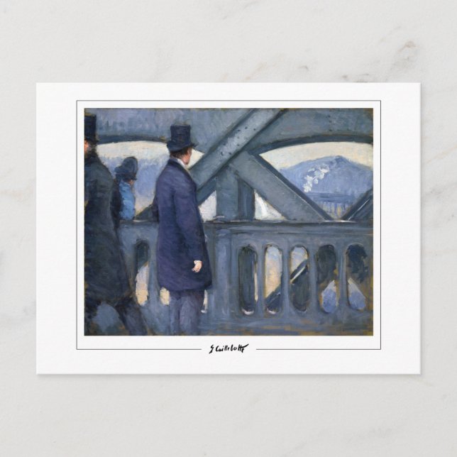 Gustave Caillebotte #381 - Carte postale d'art fin (Devant)