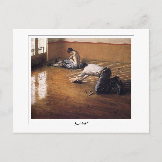 Gustave Caillebotte #39 - Carte postale d'art fin (Devant)