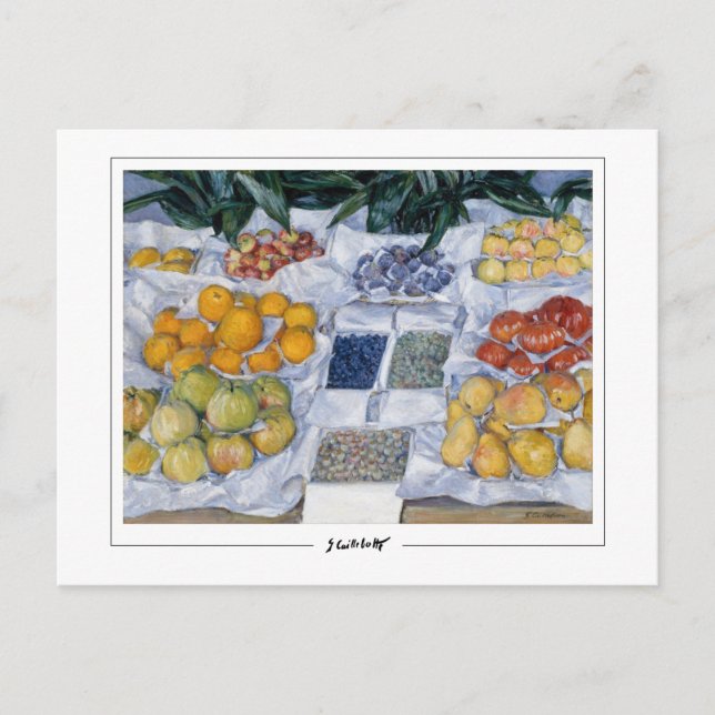 Gustave Caillebotte #5 - Carte postale d'art fin (Devant)