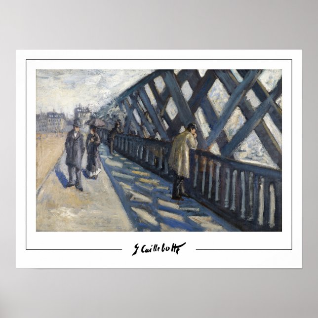 Gustave Caillebotte Affiche d'art Zedign #298 (Devant)