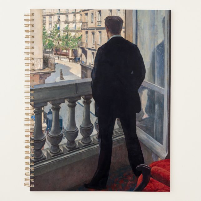 Gustave Caillebotte - Jeune Homme à sa Fenêtre  (Devant)