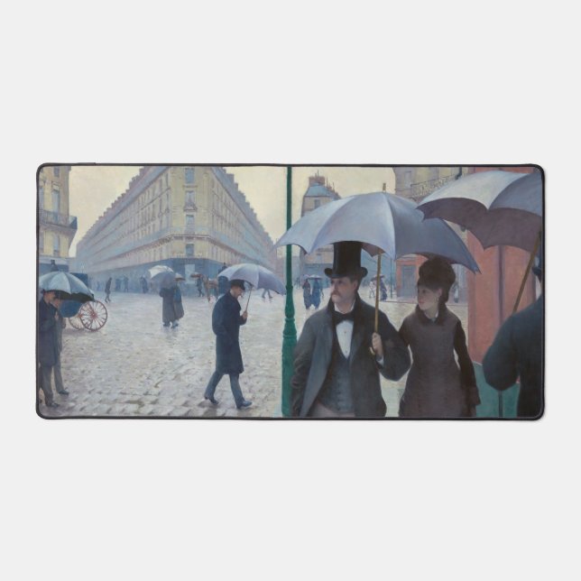 Gustave Caillebotte - Rue de Paris ; Temps de plui (Recto)