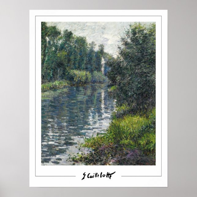 Gustave Caillebotte Zedign Art Poster #138 (Devant)