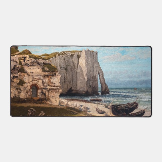 Gustave Courbet - Falaises à Etretat après la temp (Recto)