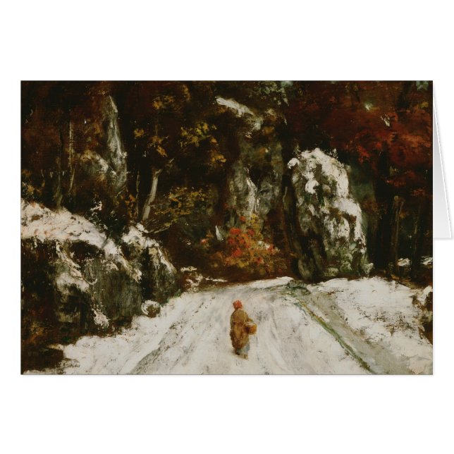 Gustave Courbet - L'hiver dans le Jura (Devant horizontal)