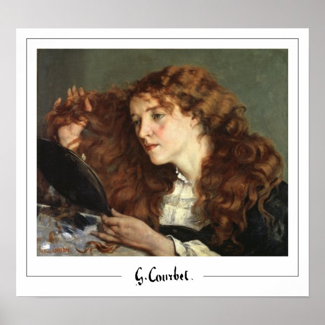 Gustave Courbet Zedign affiche d'art # 97-2 (Devant)