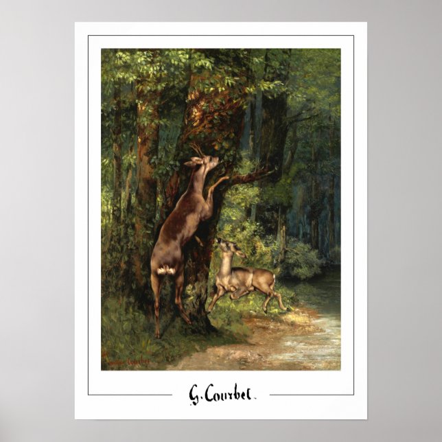 Gustave Courbet Zedign Art Affiche #207-2 (Devant)
