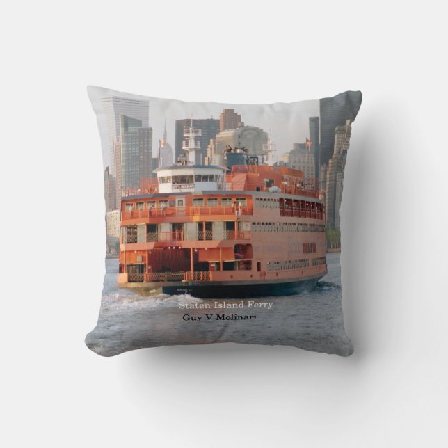 Guy V. Molinari coussin carré (Recto)