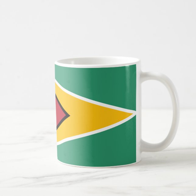 Guyana Drapeau Céramique Café Mug (Droite)